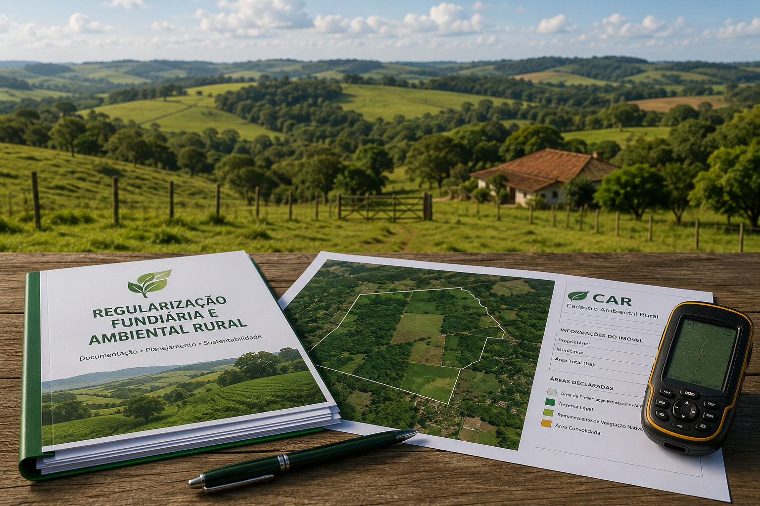 Profissional realizando levantamento e análise florestal